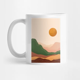 Modern Bohemian Sunset Mug